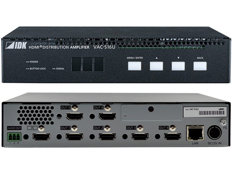 4K60対応 1入力6出力 HDMI分配器