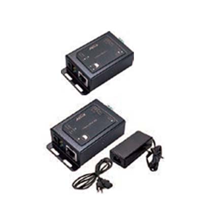 PoE Plus対応IP長距離2ワイヤー伝送 送信器/受信器セット