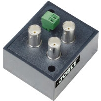 AHD/HD-TVI/HDCVI 1入力2出力映像分配器