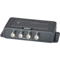 AHD/HD-TVI/HDCVI 1入力4出力映像分配器