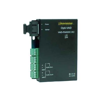 2系統音声光ファイバー伝送 受信器