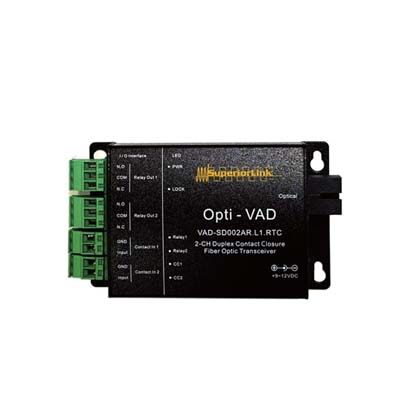 2系統接点信号 光ファイバー伝送 受信器