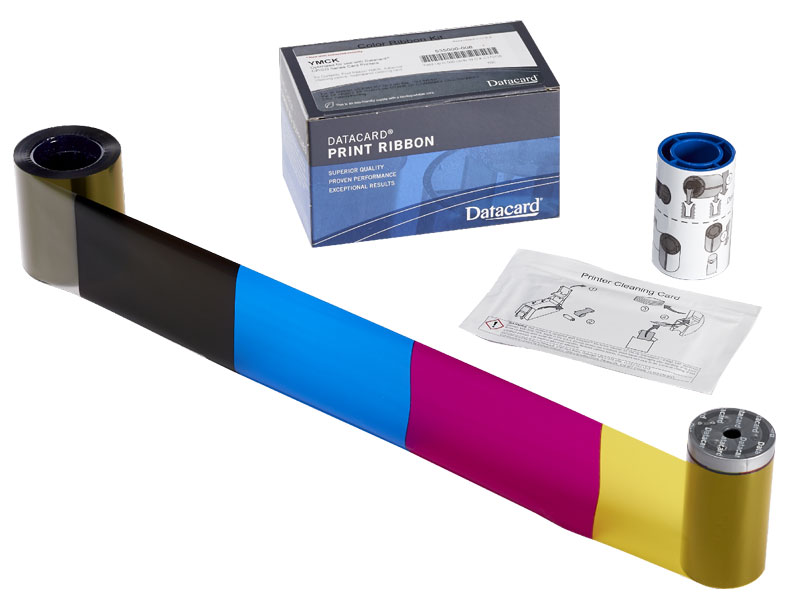 YMCKTカラーリボンキット 500面/巻