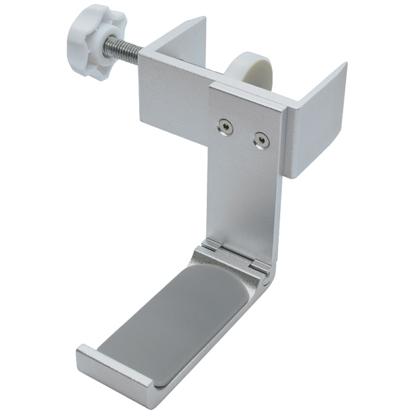 アルミ折畳みデスクフック シルバー