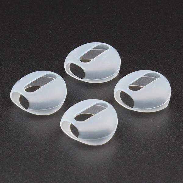 AirPods用イヤーフィットシリコンジャケット クリア