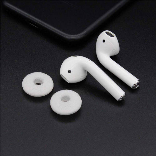 AirPods用ウレタンスポンジイヤーパッド ホワイト