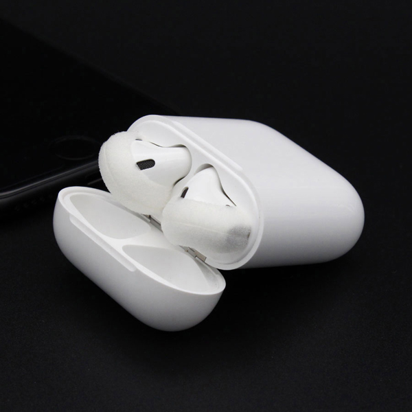 AirPods用ウレタンスポンジイヤーパッド ホワイト