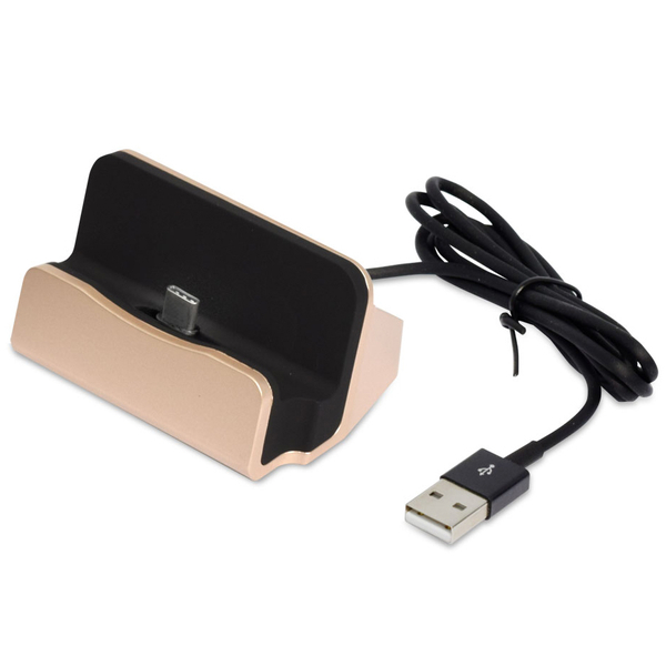 スマートフォンスタンド for TYPE-C ゴールド