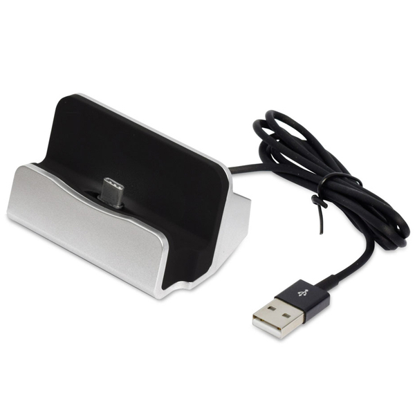 スマートフォンスタンド for TYPE-C シルバー