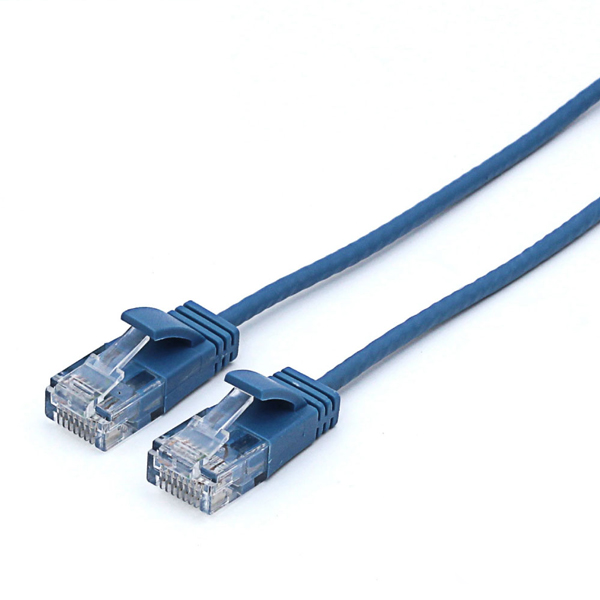 Cat6A スリムLANケーブル 15.0m ブルー