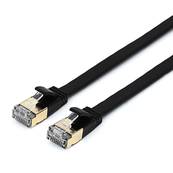 Cat8 フラットLANケーブル 2.0m ブルー