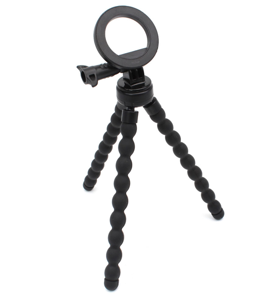 マグネットマウント フレキシブルミニ三脚 ブラック