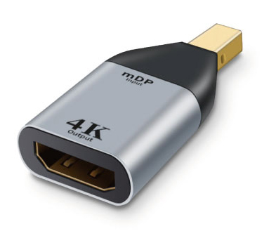 mini Display Portオス-HDMIメス変換アダプタ 4K