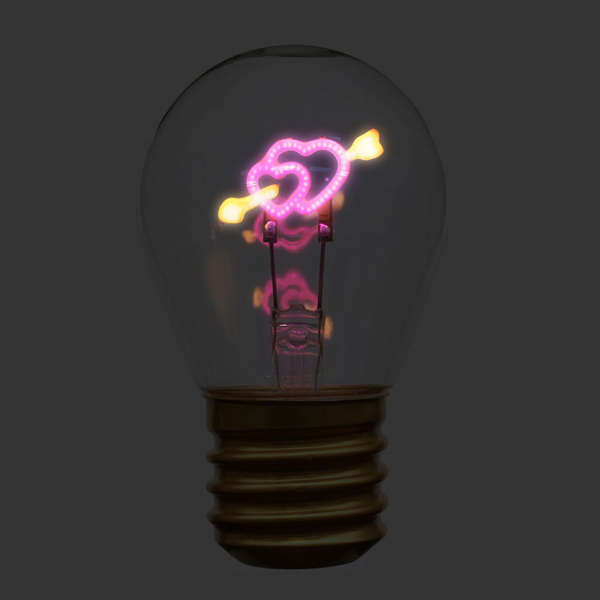 Funny Neon Bulb やとハート