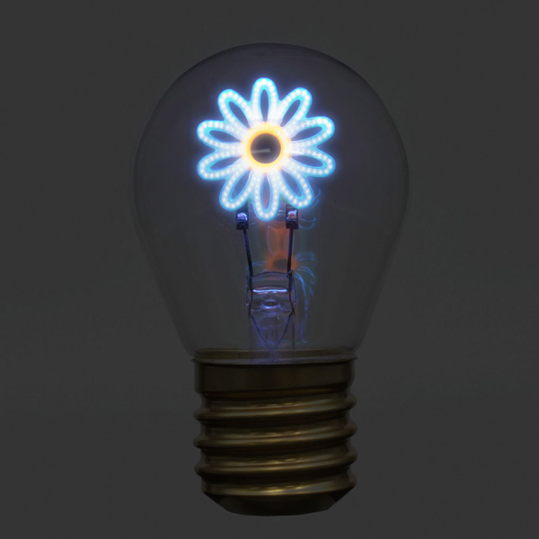 Funny Neon Bulb ヒナギク