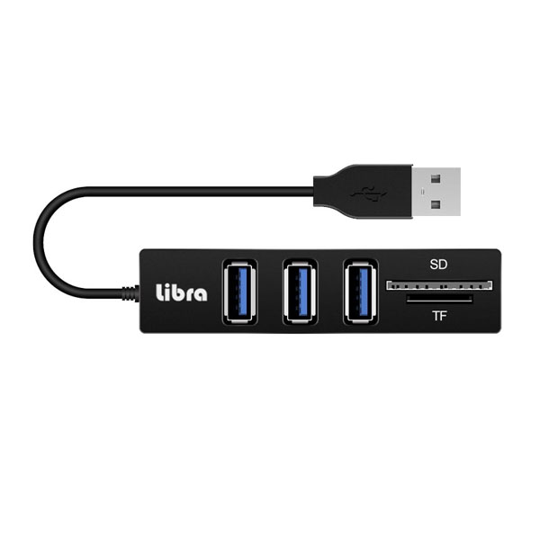 Libra USB2.0ハブ＋カードリーダー