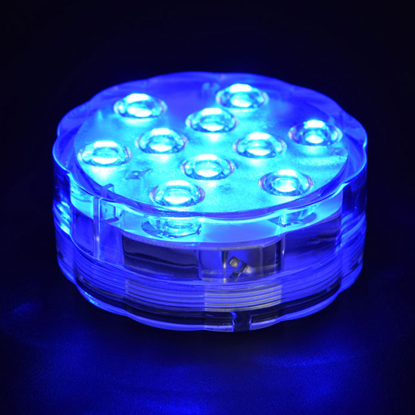 IPX8準拠 16色RGB LEDライト台座