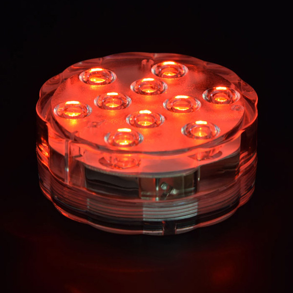 IPX8準拠 16色RGB LEDライト台座