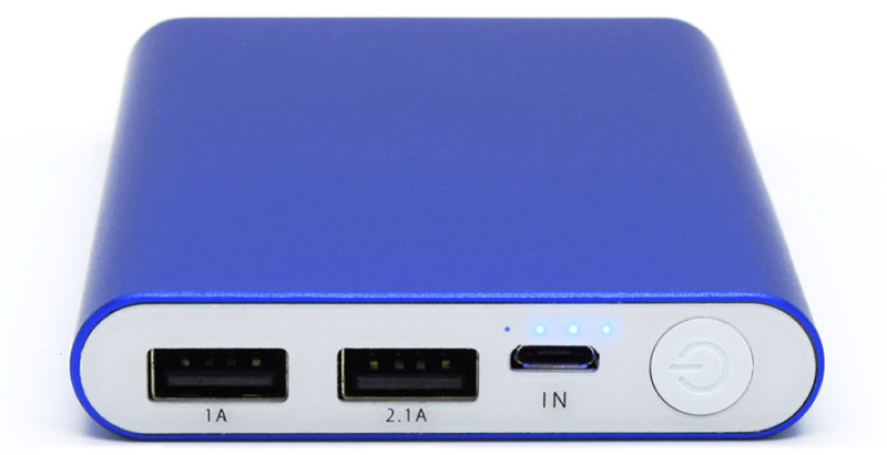 MobilePowerBank8000 ブルー