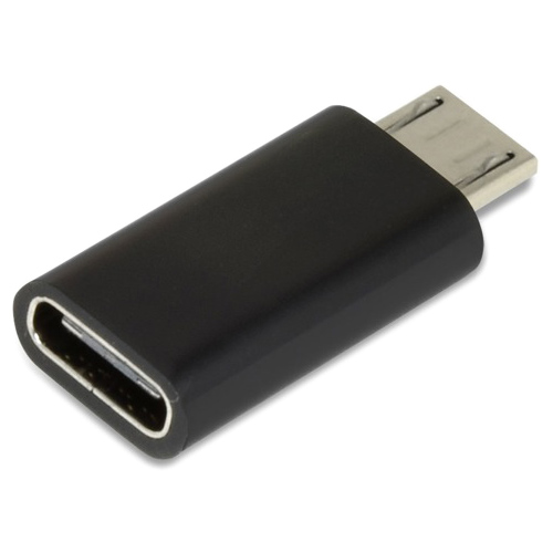 TypeC→microUSB変換コネクター（ブラック）