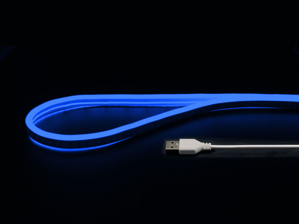 USBネオンチューブライト 1m ブルー