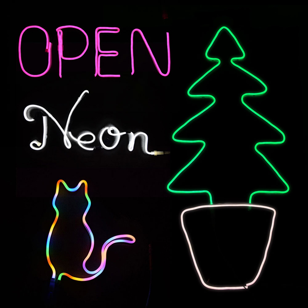 USBネオンチューブライト 1m アイスブルー