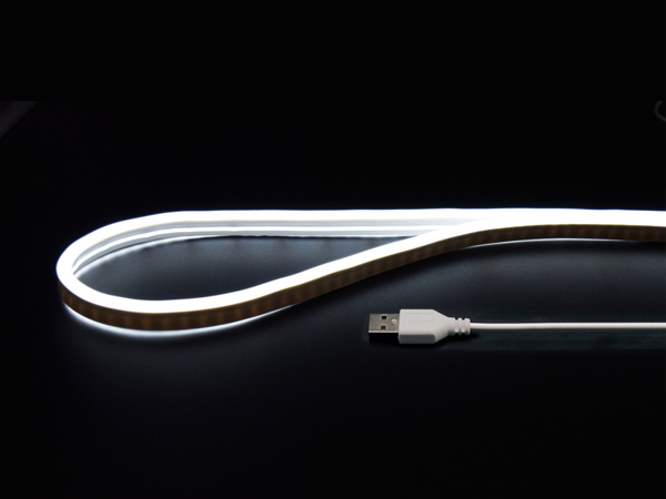 USBネオンチューブライト 2m ホワイト