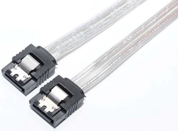 Bullet シリアルATA3ケーブル ラッチ付 15cm シルバー ストレートタイプ