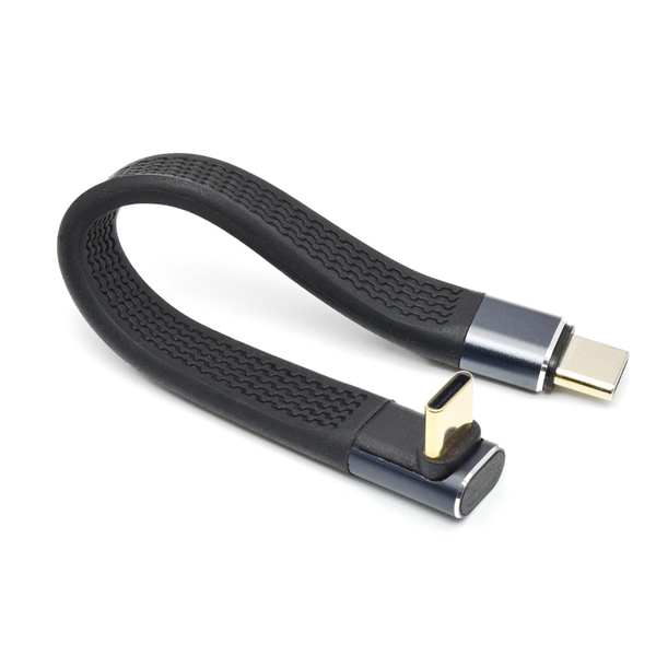 TYPE-C変換ショートケーブル 垂直L型SLIM