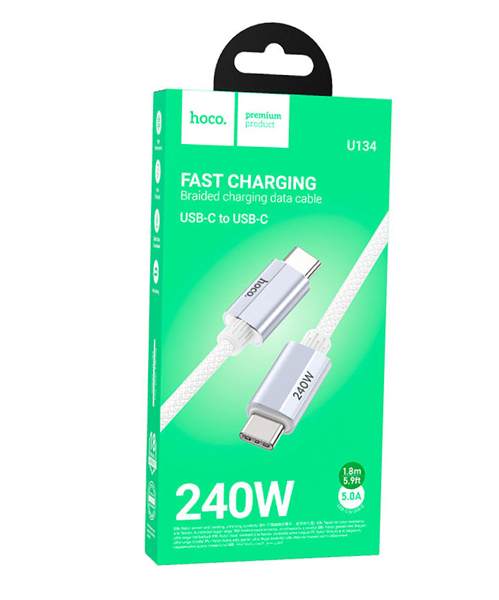 hoco U134 PD240W Type-Cケーブル グレー