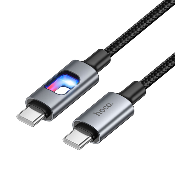 hoco U144 カラフルLED PD60Wケーブル ブラック