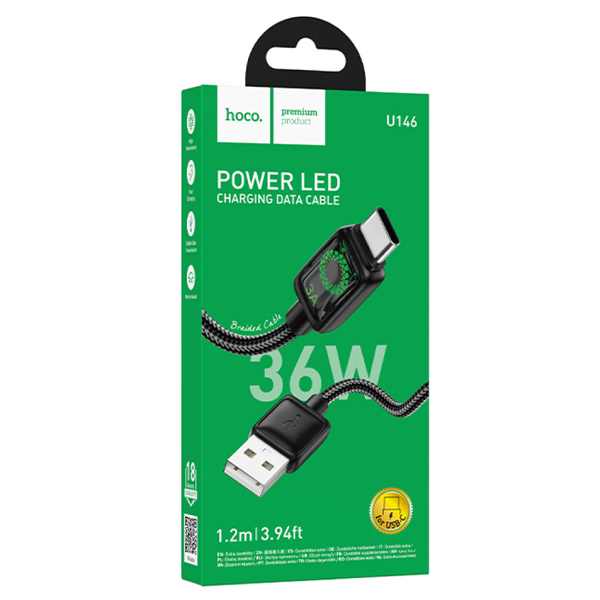 hoco U146 POWER LED Type-Cケーブル