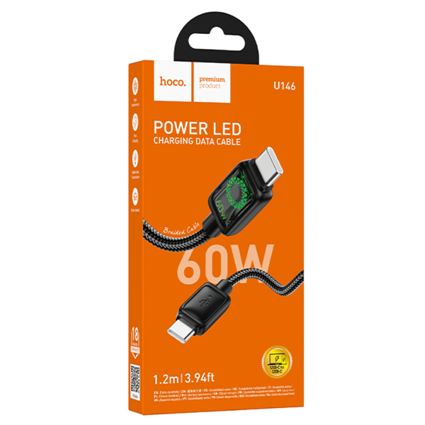 hoco U146 POWER LED PD60Wケーブル