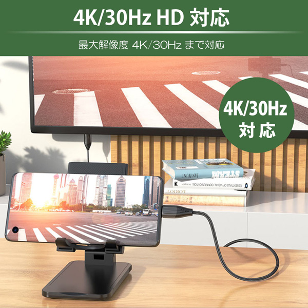 hoco UA16 Type-C to HDMI 変換ケーブル 2m