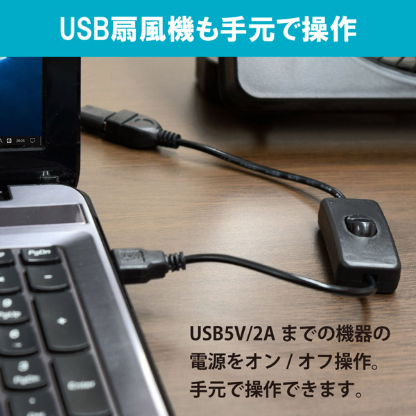 USB POWER CONTROLLER SWICH ブラック