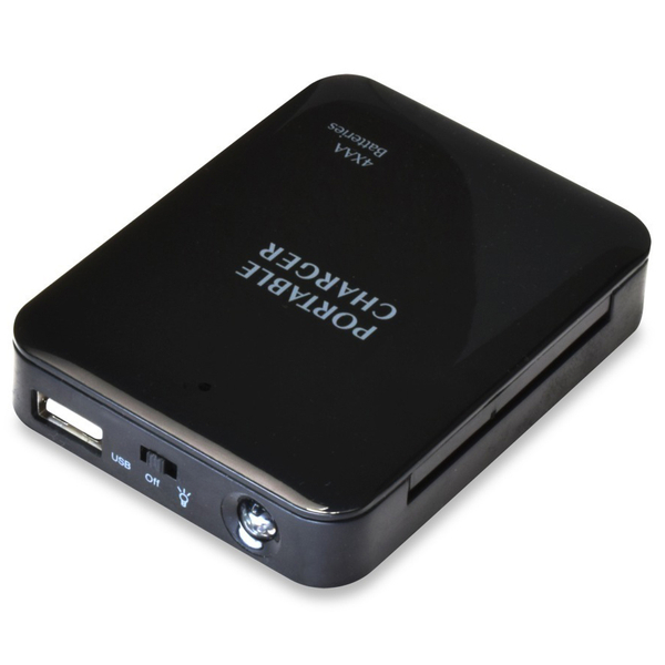 単3形電池を使えるUSB電池パック ブラック USB Type-Cケーブルセット