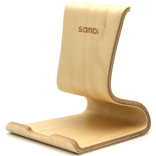 天然木 スマホハイスタンド バーチ