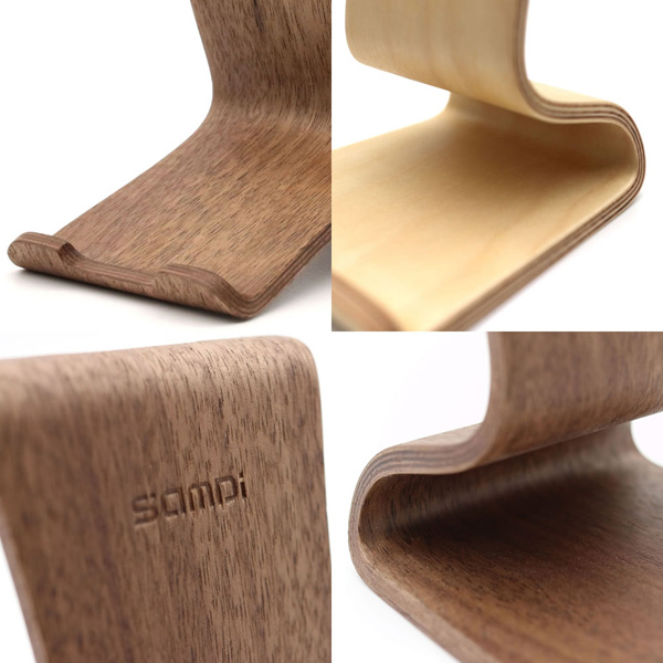 天然木 スマホハイスタンド バーチ