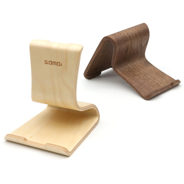 天然木 スマホハイスタンド バーチ