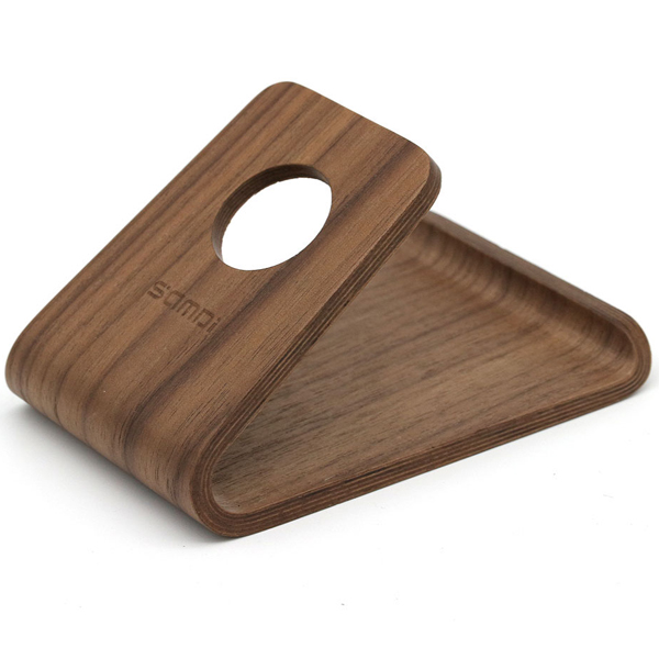 天然木 スマホスタンド ウォルナット