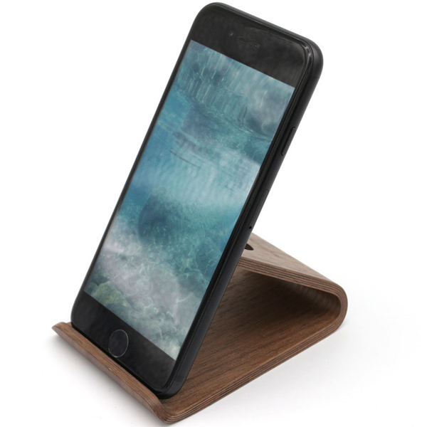 天然木 スマホスタンド ウォルナット
