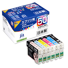 エプソン IC6CL50対応 ジットリサイクルインク 6色入り