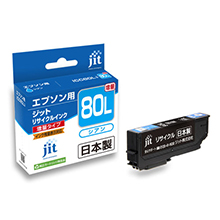 エプソン ICC80L対応 ジットリサイクルインク シアン（増量）