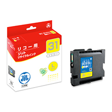 リコー GC31YH対応 ジットリサイクルインク イエロー（Lサイズ）