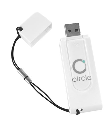 トークンサイズ非接触式ICカードリーダーライター：ストラップあり