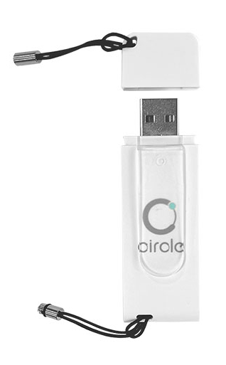 トークンサイズ非接触式ICカードリーダーライター：ストラップあり