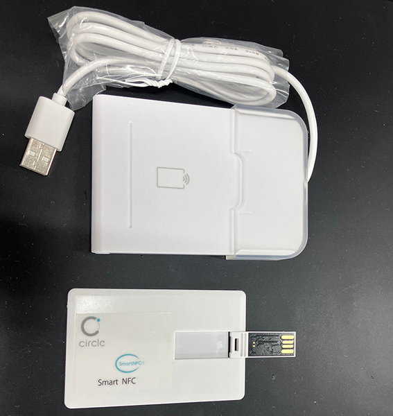 ICカードリーダー CIR615A-01HABCA (SmartNFCTool付属)