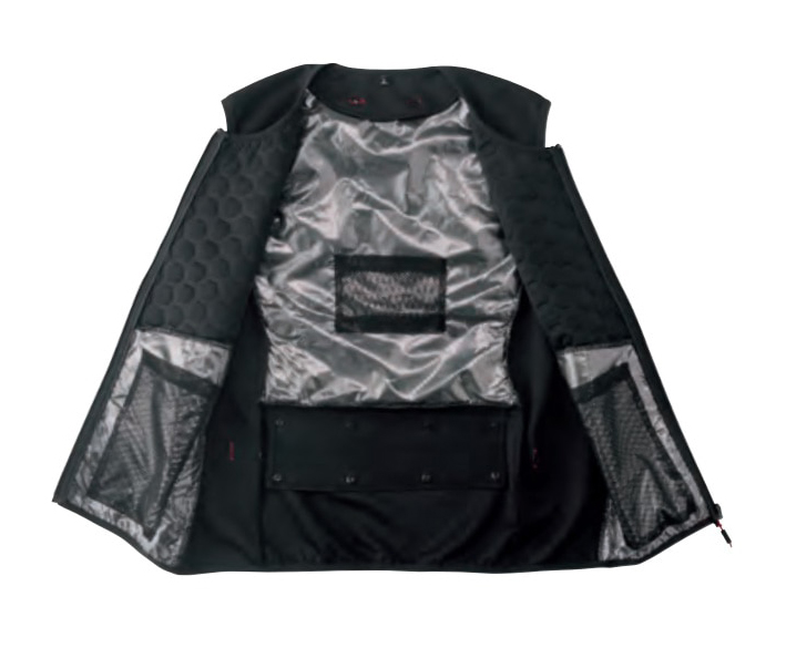 Nヒートベスト（キルト）ブラック M