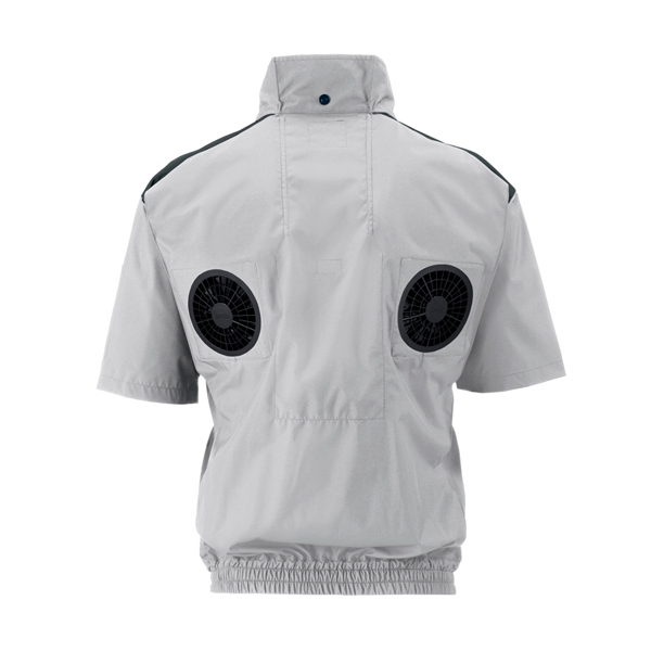 Nクールウェア・半袖 /M・シルバー[電動ファン別売り]