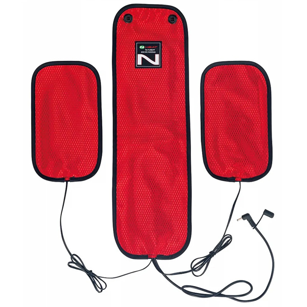 Nヒートベスト用発熱体（背中大1＋腹部小2）